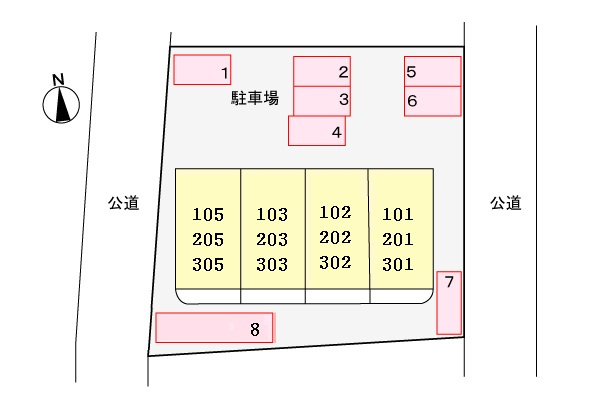 ヴェルセアの区画図