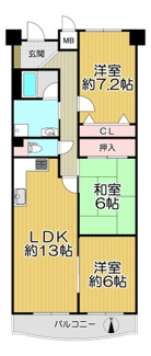 【間取り】 | モンテベルデ北園田 | 新婚様からファミリー様まで幅広くおすすめの間取りです♪