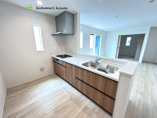 北本市西高尾第1期　新築戸建　リナージュ11のキッチン