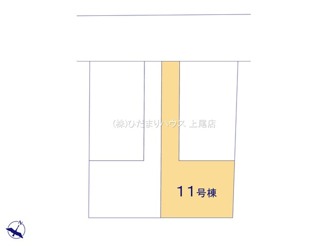 北本市西高尾第1期　新築戸建　リナージュ11の区画図