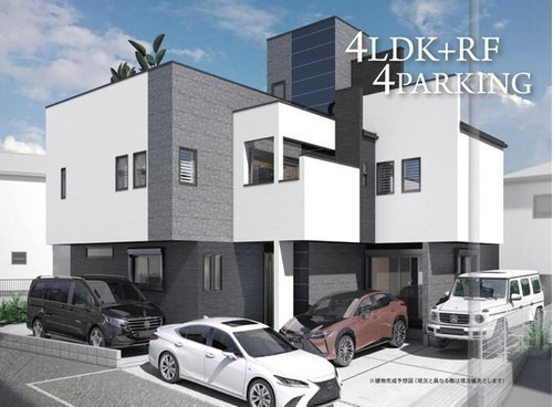 【横浜市保土ケ谷区権太坂3丁目16-31新築戸建て】★仲介手数料無料★（権太坂小学校・境木中学校）の外観パース