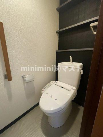 大阪市天王寺区上本町９丁目の賃貸マンションのトイレ|別号室参考写真