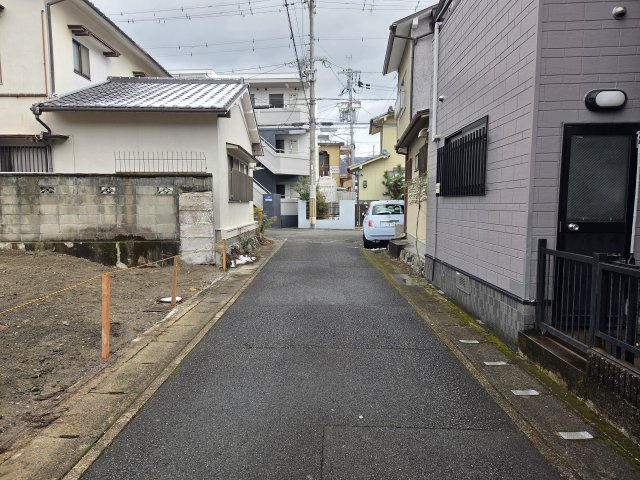 【前面道路含む現地写真】 | 山科区西野岸ノ下町　売地
