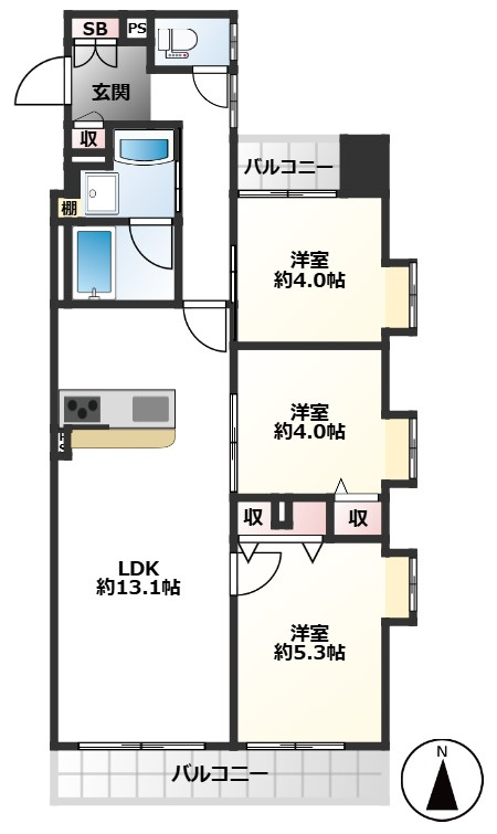 セザール荒川の外観