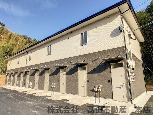 宗像市徳重のアパートの外観