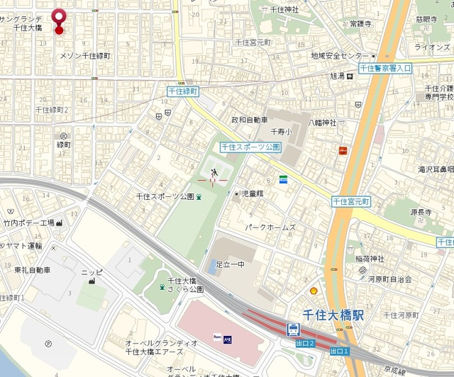 Ｃｒｅｓｔ Ｃｏｕｒｔ　の地図|案内図