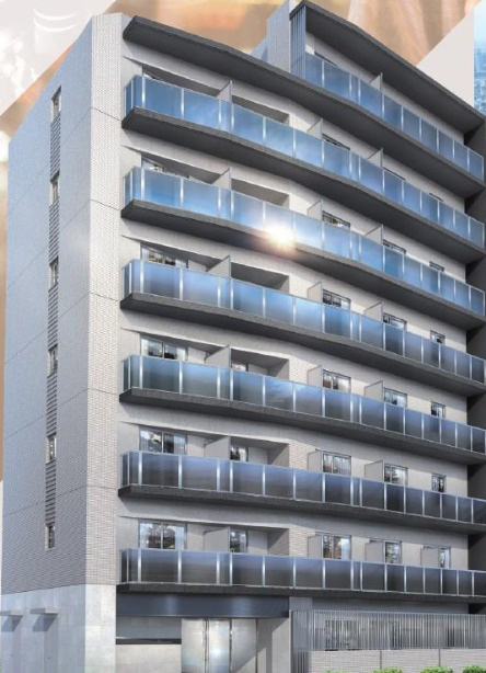 江戸川区瑞江１丁目の賃貸マンションの外観パース