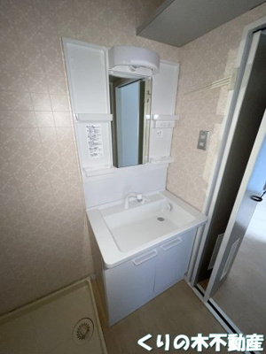 【独立洗面台】 | とみたハイツ | 独立洗面台、朝の身支度には欠かせません