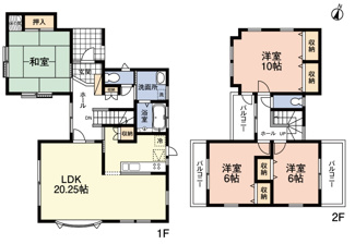 【間取り】 | 【内外装リフォーム済み！】おゆみ野6丁目　中古戸建