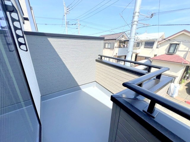 立川市一番町1丁目　新築分譲のバルコニー
