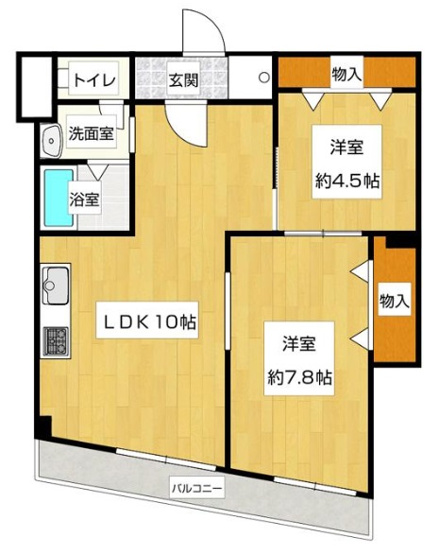 【間取り】 | 十三エステートハイツ | オーナーチェンジ物件