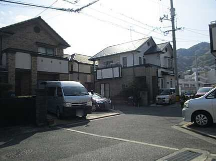 西区高須４丁目の前面道路含む現地写真