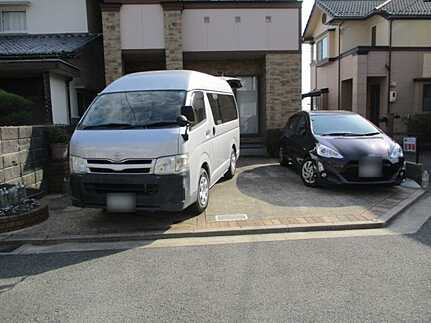 西区高須４丁目の前面道路含む現地写真