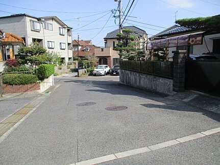 西区高須４丁目の前面道路含む現地写真