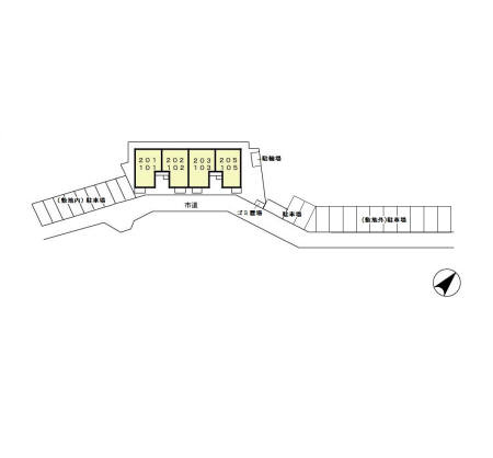 プラムヴィラの区画図