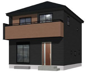 【仲介手数料無料】入間市上藤沢全６棟４号棟　入間市の新築住宅なら西武ハウジングの外観パース