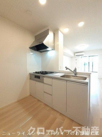 綾川町アパートＣのキッチン