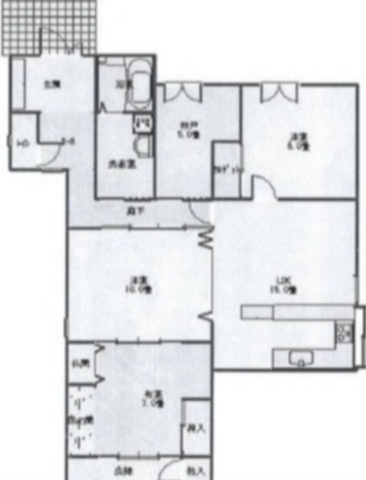 善導寺町戸建ての間取り
