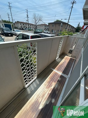 サンビレッジ　Ａ棟のバルコニー