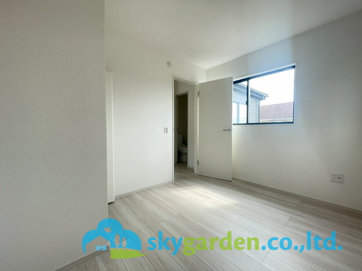 藤沢市鵠沼松が岡6期　新築戸建　全2棟1号棟の洋室|ゆったりした洋室です