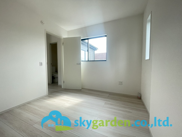 藤沢市鵠沼松が岡6期　新築戸建　全2棟1号棟の洋室|コンパクトで使いやすい洋室です