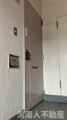 葉桜マンションの玄関|落ち着いた玄関です