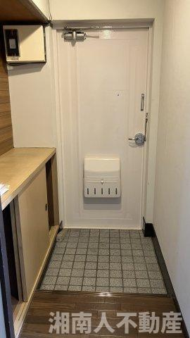 葉桜マンションの玄関|落ち着いた玄関です