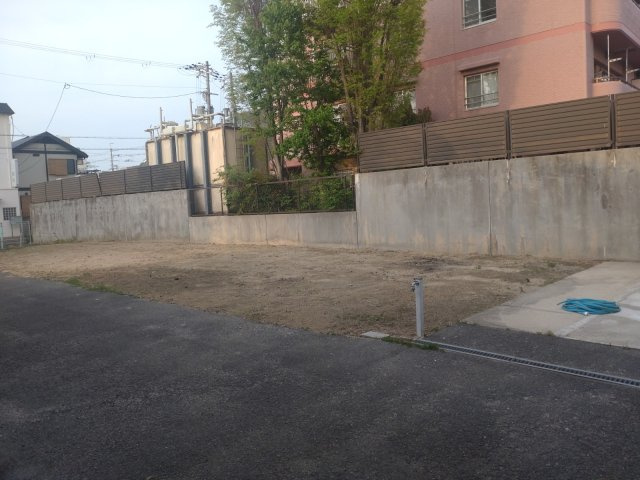 売土地　大東市北条1丁目（建築条件無し更地）の外観