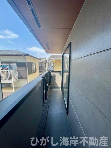 平塚市龍城ケ丘　新築戸建　全３棟のバルコニー|バルコニー