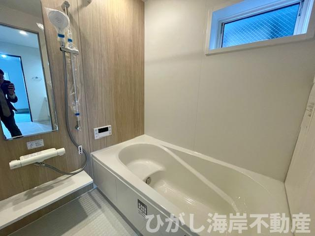 平塚市龍城ケ丘　新築戸建　全３棟の浴室|1坪タイプ　ユニットバス