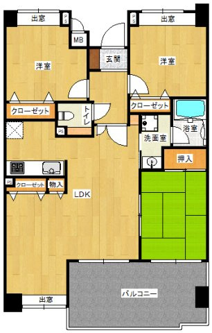 【間取り】 | JGMヴェルデ門松駅前