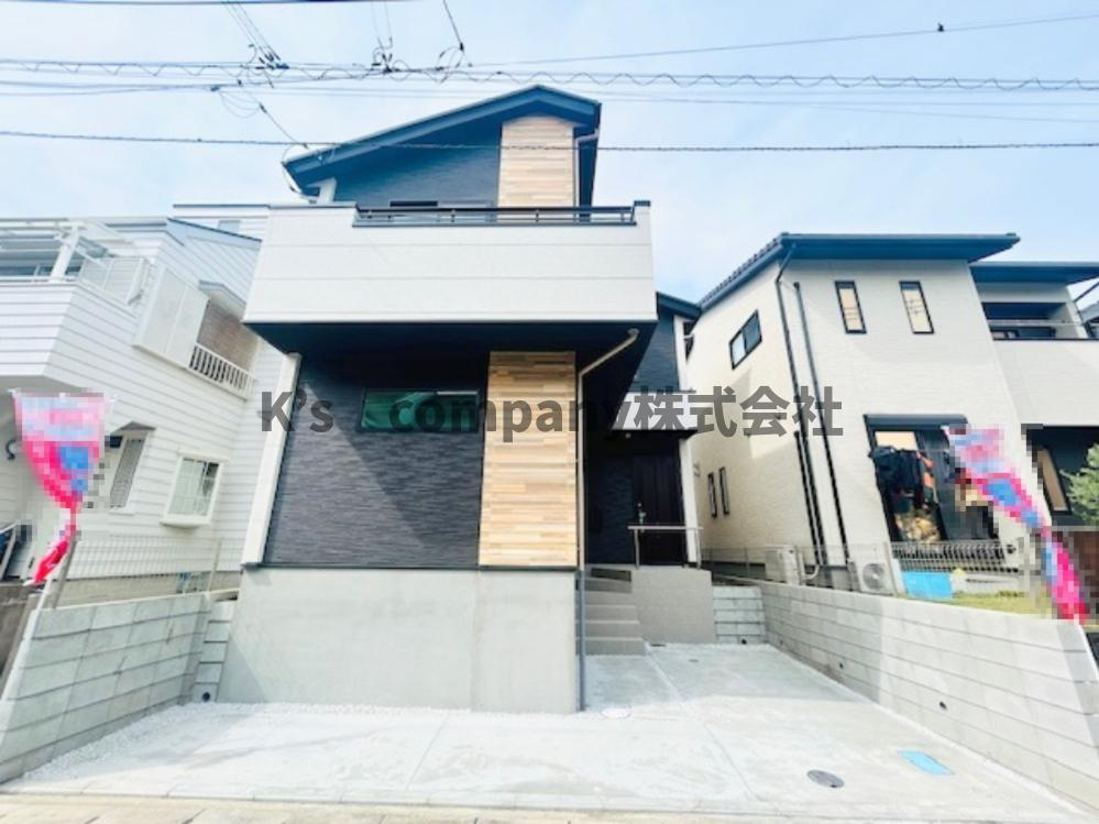 茅ヶ崎市菱沼１丁目　新築戸建の外観|2025.5.1撮影◇