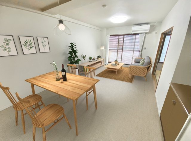 アーバンヒルズ浜松中野町の居間・リビング|家具を配置してみました。
イメージ画像です。