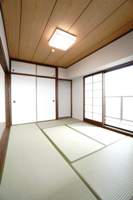 【和室】 | 【上質リフォーム】ファミール江波公園ツインズ弐番館 | 室内（2025年4月21日9：00頃）撮影