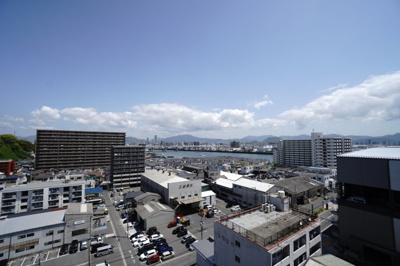 【展望】 | 【上質リフォーム】ファミール江波公園ツインズ弐番館 | 現地（2025年4月21日9：00頃）撮影