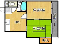 バンドーム大津和の間取り