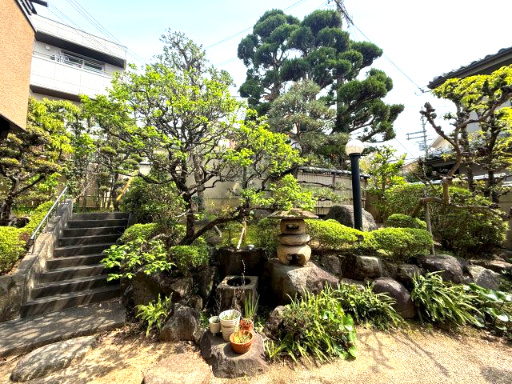 東大阪市山手町戸建の庭
