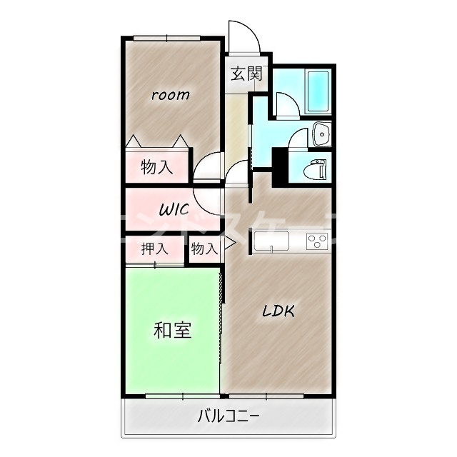 高砂ハイツ高崎東口の間取り|高崎、前橋のお部屋探しはエンドスケープまで！お客様の理想お聞かせ下さい♪