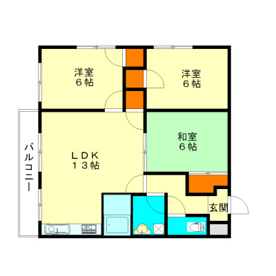 【間取り】 | パラッツォ桂