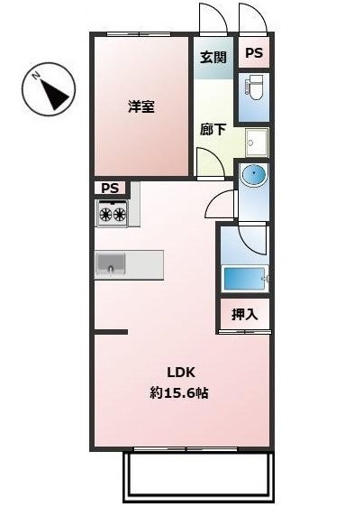 ダイアパレス牛田新町の間取り