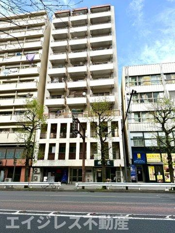 夕陽ヶ丘ニュースカイマンションの外観