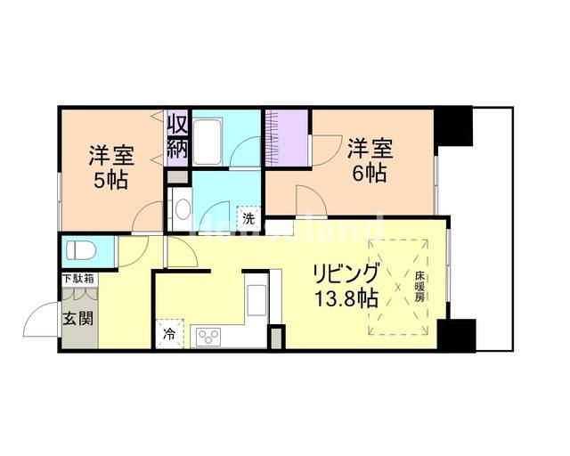 ユニ・アルス吹上プレジオの間取り