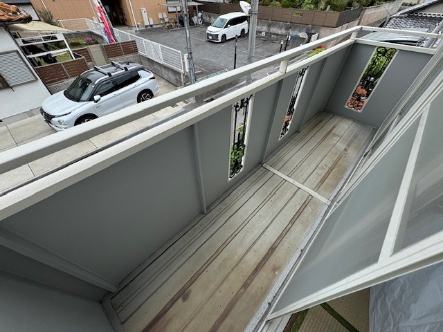 メゾンドール青葉のバルコニー