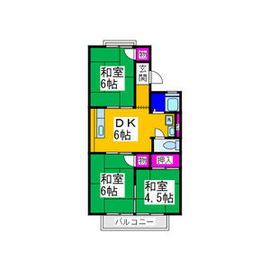 メゾンドール青葉の間取り