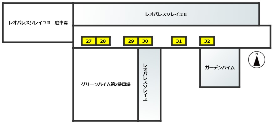 ガーデンハイム第2駐車場の間取り