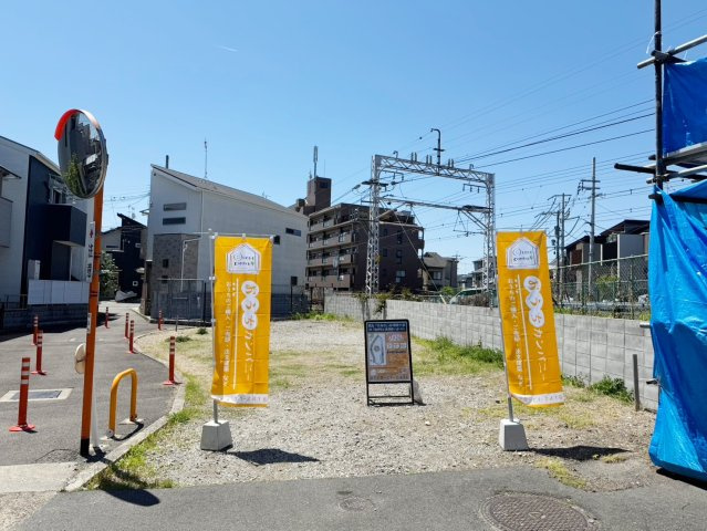向日市寺戸町笹屋の外観|土地広々53.84坪！建築条件無し土地のため、お好きな建築会社様で建物を建てられます！