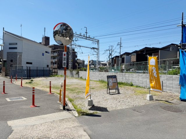 向日市寺戸町笹屋の外観|間口は6.3ｍございますので、駐車２台プランもご検討いただけます！