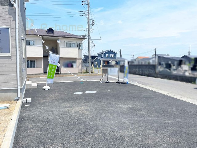 ひたちなか市田彦第5　新築戸建て　3号棟の駐車場|カースペースは2台お停めいただけます♪