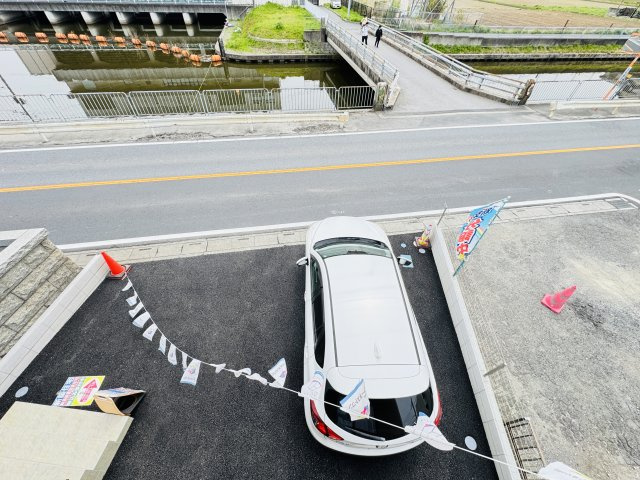三郷市幸房新築戸建（幸房第４）の展望|バルコニーより道路側眺望