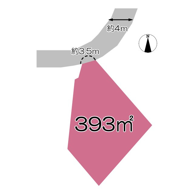 売土地　田方郡函南町平井の土地図|土地図です。